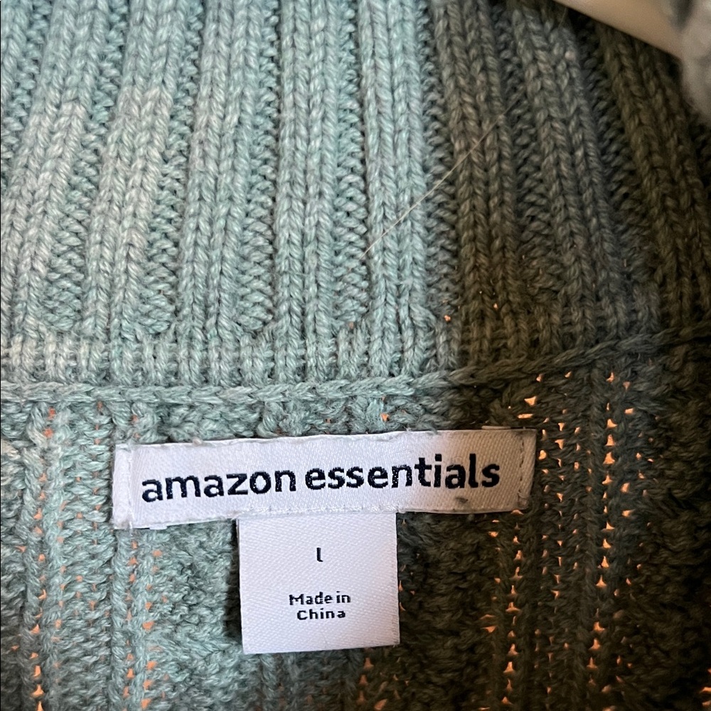 Amazon Essentials Sage Ribbed Knit Sweater - Picture 2 of 6